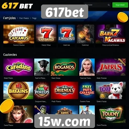 Análise das opções de jogos disponíveis no 617bet